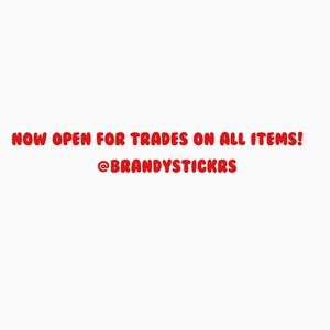 Open to trades now!